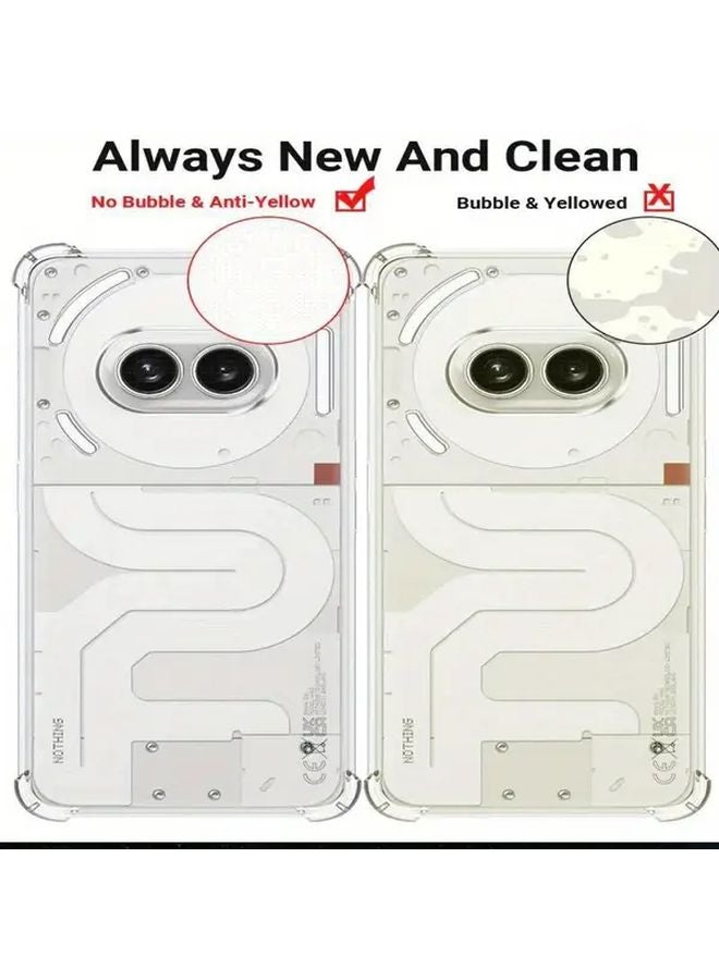 Nothing Phone 2A Plus Case Transparent Clear Shockproof Soft TPU Cover - Image 3